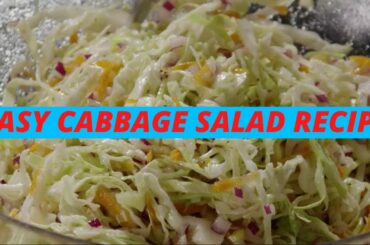 Easy Cabbage Salad Recipe | Salad Recipes | Healthy Life
