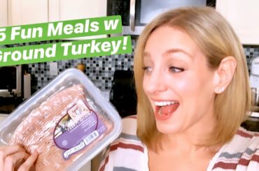 Fast Healthy Meal Ideas Using Ground Turkey!  WW Low SP