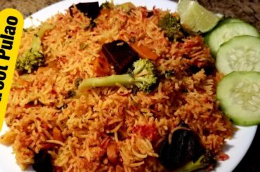 Beetroot pulao recipe  / Instant pot pulao/Healthy Lunch recipe/ chukandar rice recipe