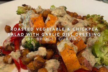 Roasted Vegetable & Chickpea Salad // Immune Boosting Series