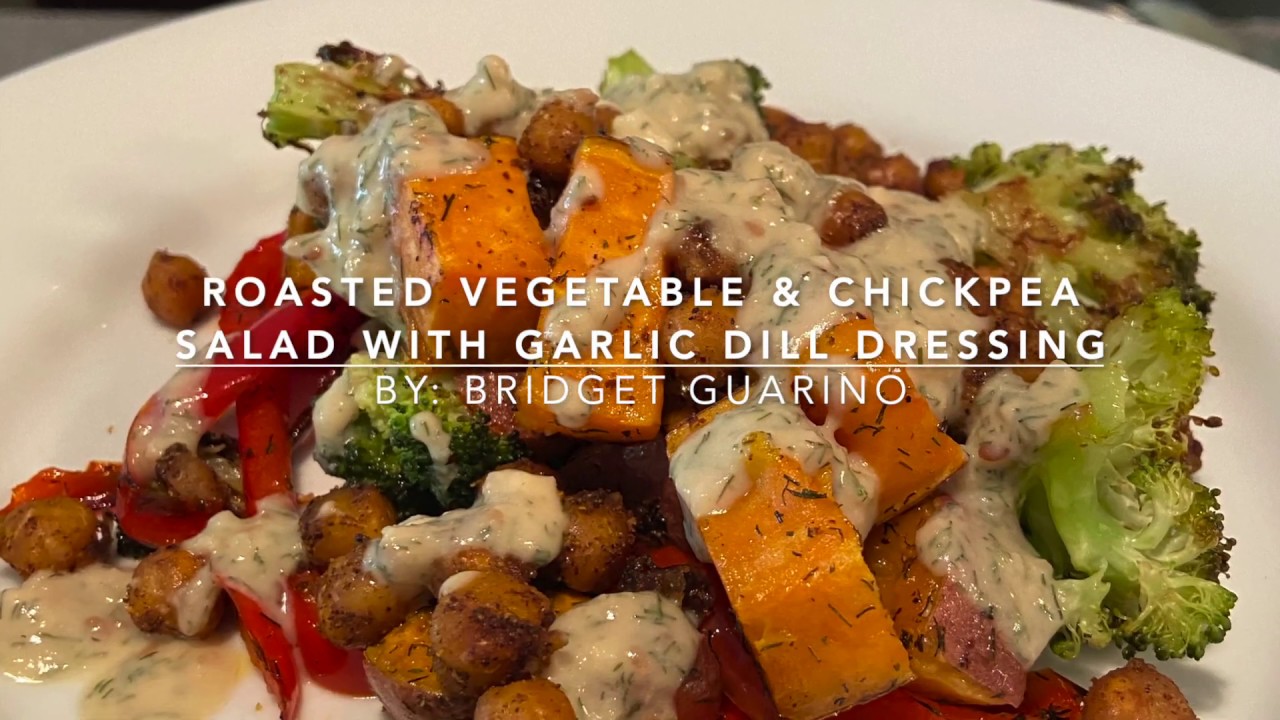 Roasted Vegetable & Chickpea Salad // Immune Boosting Series Roasted Vegetable & Chickpea Salad // Immune Boosting Series