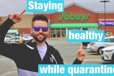 Staying Healthy while Quarantined / Salmon Burger / Low Carbs Chicken Fried Rice / Home Workout