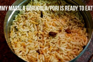 Masala Pori | Masala Borugulu | Kara Pori | Spicy Puffed Rice | Snack recipe