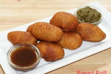 Bread Roll|Bread Potato Roll|Quick & Easy Snacks Recipe|Potato Stuffed Bread Roll