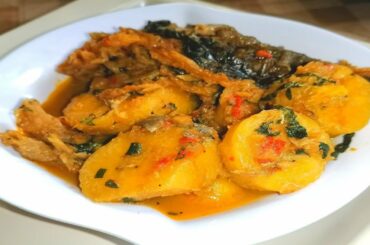 RIPE PLANTAIN PORRIDGE OR PEPPER SOUP WITH DRY FISH || LOW CALORIES