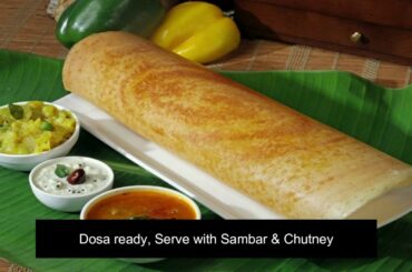 Weight Loss Andhra Dosa low Calorie Breakfast
