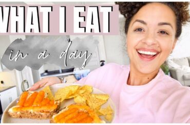 WHAT I EAT IN A DAY & HEALTHY AT HOME MEAL IDEAS  (FULL DAY OF EATING) || Quarantine Chronicles Ep.6
