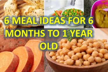 MEAL PREP IDEAS FOR 6 MONTHS TO 1 YEAR OLD// HEALTHY MEAL IDEAS FOR INFANT...