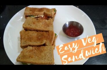 Easy Veg Sandwich | Breakfast Recipe | Quick and healthy #Flipyourflavours #quarantinespecial