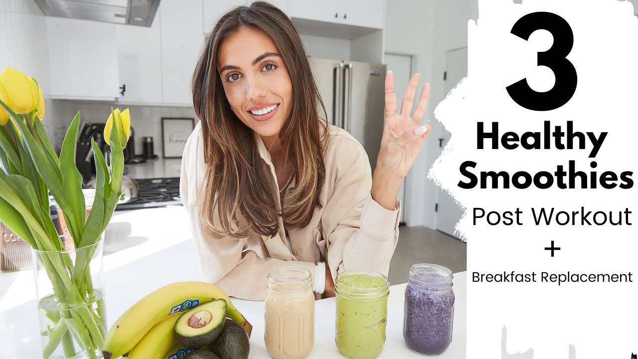 3 Healthy Lifestyle Smoothies | Meal Replacement + Breakfast On The Go | Sami Clarke #WithMe 3 Healthy Lifestyle Smoothies | Meal Replacement + Breakfast On The Go | Sami Clarke #WithMe
