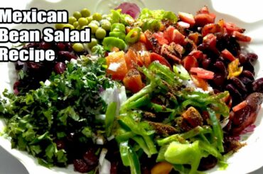 Mexican Beans Salad | Mexican Beans Salad Recipe | Instant Beans salad