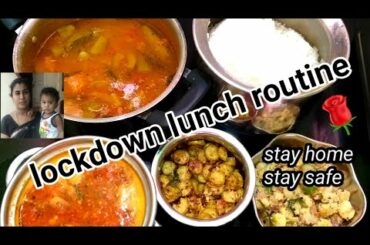 Lock down Lunch Routine / இன்றைய சமையல் /daily lunch routine  | veg meals recipe
