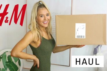 NEW IN H&M HAUL + Try On 2020 | H&M SPRING Em Sheldon
