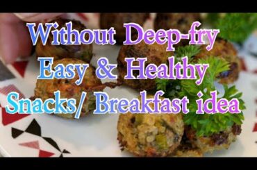 Healthy little Quinoa Balls without Deepfry || Snacks/ Breakfast / Lunch box idea for kids