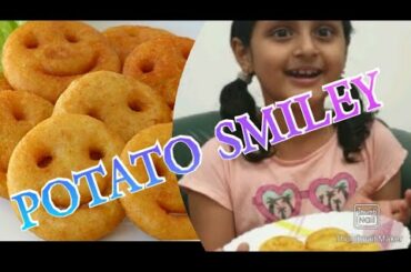 POTATO SMILIES/LUNCH BOX IDEA FOR KIDS/SNACKS RECEPI BY ARSHIA