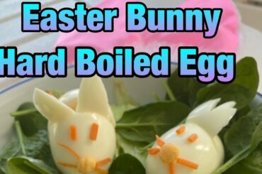 Easter Bunny Hard Boiled Egg