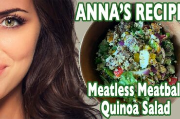 Meatless Meatball Quinoa Salad