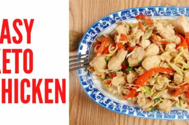 Easy Keto Chicken Stir Fry Lemongrass Recipe | Keto Diet Recipes For Weightloss | Foodiy
