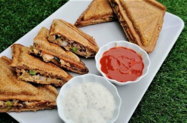 Quick Tuna Melt Grilled Cheese Sandwich | Grilled Sandwich Recipe