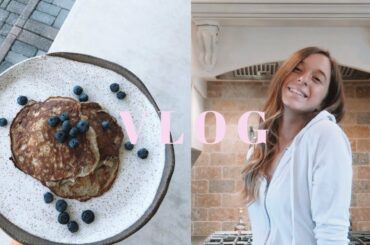 VLOG/ full body workout/ healthy recipes
