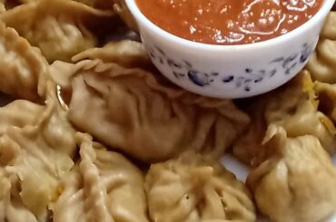 Momos weat flour making healthy snacks.