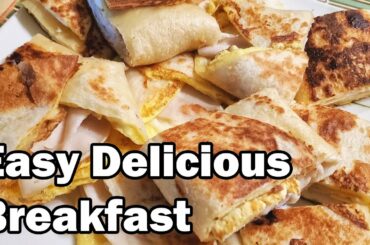 Delicious Breakfast Idea when you isolate at home   Egg Tortilla Wrap #breakfast #easycooking