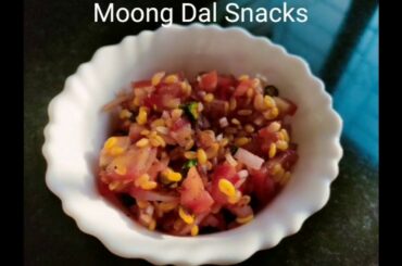 Homemade & Healthy Moong Dal Chat | Easy Snacks Recipe | Try it out