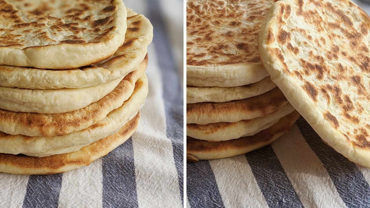 Quick and Easy No Yeast Flatbread Recipe – No Oven Quick and Easy No Yeast Flatbread Recipe - No Oven