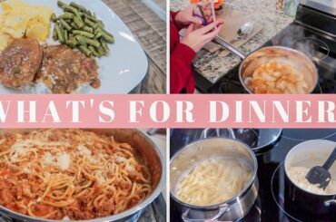 WHAT'S FOR DINNER // FAMILY MEAL IDEAS // COOK WITH ME
