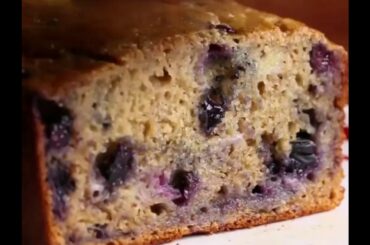 Healthy BlueBerry Banana Bread
