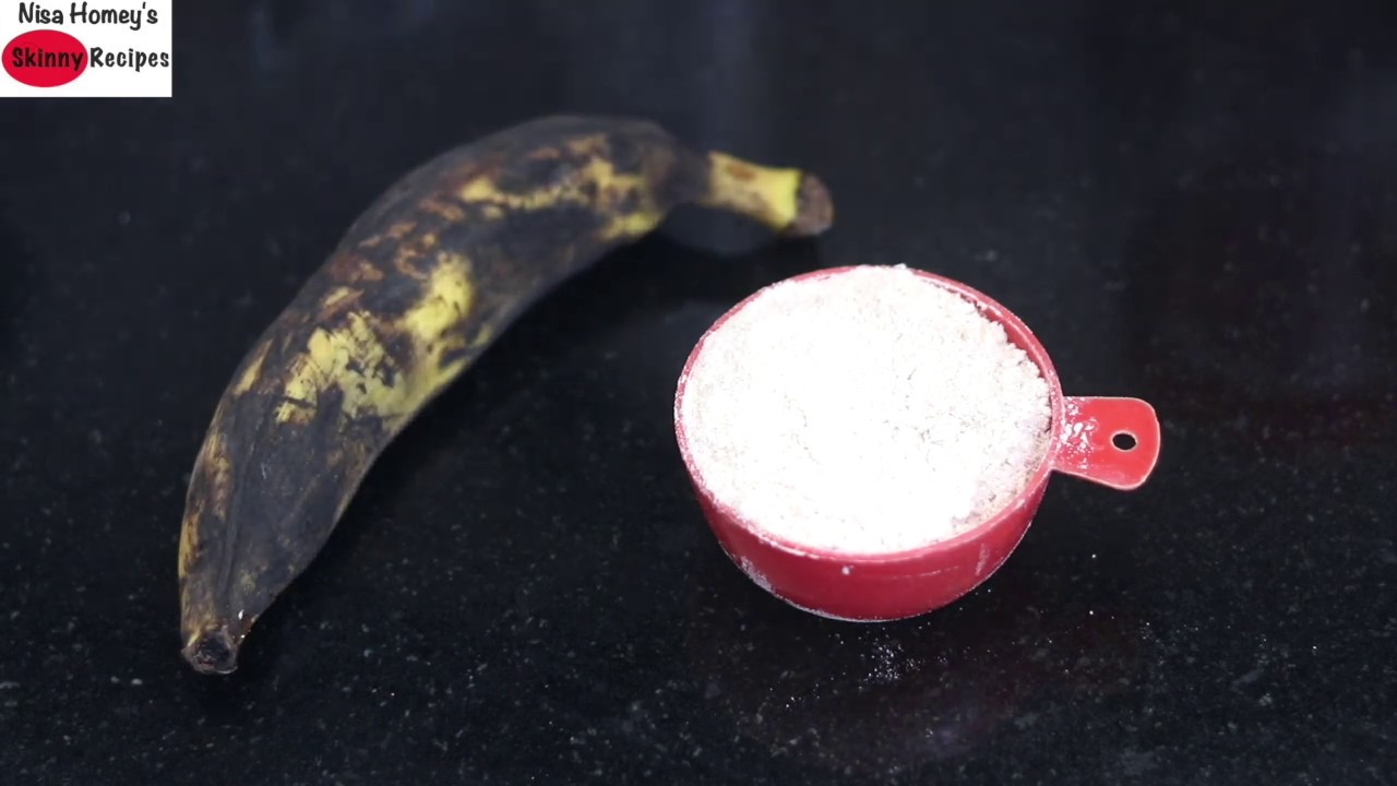Don't Throw Away Blackened Ripe Banana, Add Wheat Flour (Atta) To Make A Healthy Snack For Children Don't Throw Away Blackened Ripe Banana, Add Wheat Flour (Atta) To Make A Healthy Snack For Children