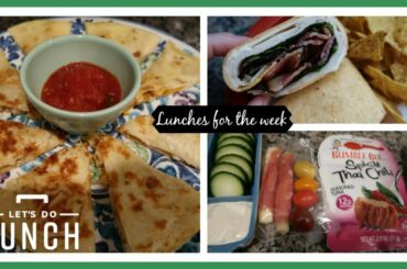Lunches for the week | Easy Lunch Ideas for Anyone