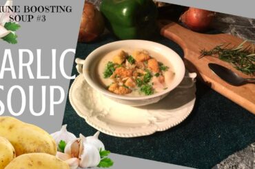 Garlic Soup with Croutons| Quick & Healthy