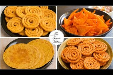 4 Crispy Snack Recipes | Tasty Snacks For Tea Time ~ The Terrace Kitchen