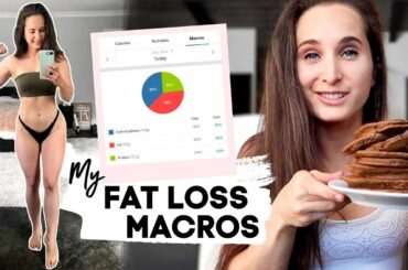 MY FAT LOSS MACROS | What I Eat for Healthy Weight Loss | LOWER BODY WORKOUT