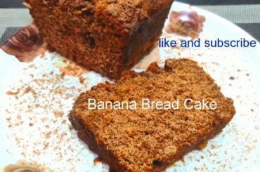 Banana Bread Recipe || Easy Banana Cake recipe || Healthy Banana Cake recipe with Atta / Whole Wheat