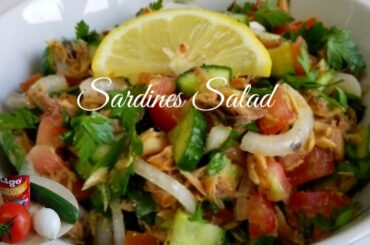 The simple sardines Salad my own version