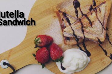 Chocolate Sandwich Recipe ׀ Nutella sandwich ׀ Recipe for kid’s lunch