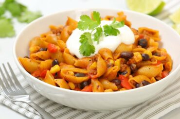 One Pot Cheesy Taco Pasta | Quick + Easy Pantry Recipe