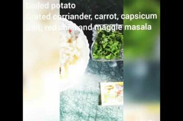 Tasty and healthy home made potato bread pockets🙂 breakfast item