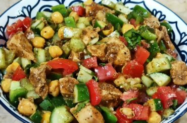 Chicken Tikka Salad Easy And Simple Recipe For Weight Loss - HDWF