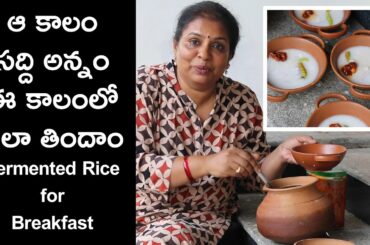 Saddi Annam / Pro-Biotic Fermented Rice / Easy and Healthy Recipe / Easy2Cook/chaddi annam