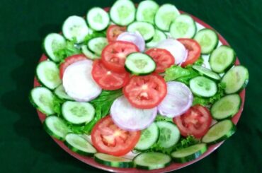 Salad Plate decoration || Salad recipe