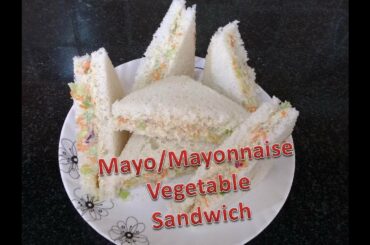 Mayo/Mayonnaise Vegetable Sandwich