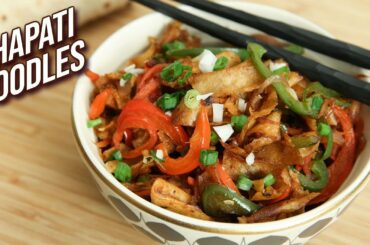 Chapati Noodles | HEALTHY Snacks For KIDS | How To Make Roti Noodles | Leftover Roti Recipe | Ruchi