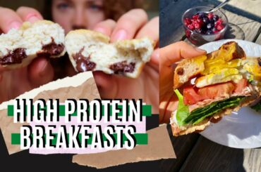 3 Healthy Breakfast Ideas\ High protein, easy, yummy