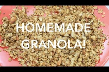 Stovetop Granola in 10 Mins! Healthy Breakfast Recipe