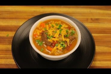Beef Barley Soup -how to cook barley - healthy soup dinner recipes - homemade soups