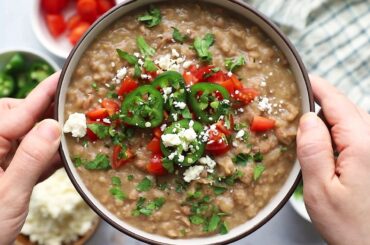 Instant Pot Healthy Refried Beans Recipe