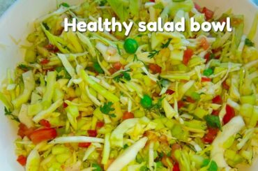 Lockdown salad recipe |Quick vegetable salad recipe | Mas Cooks